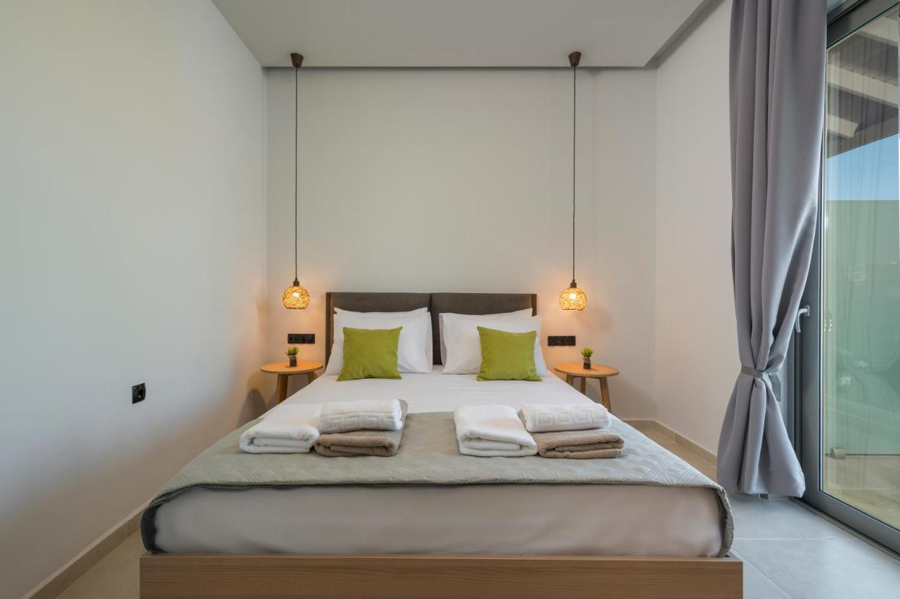 Aegean Breeze Luxury Apartments Next To The Sea Máleme Luaran gambar