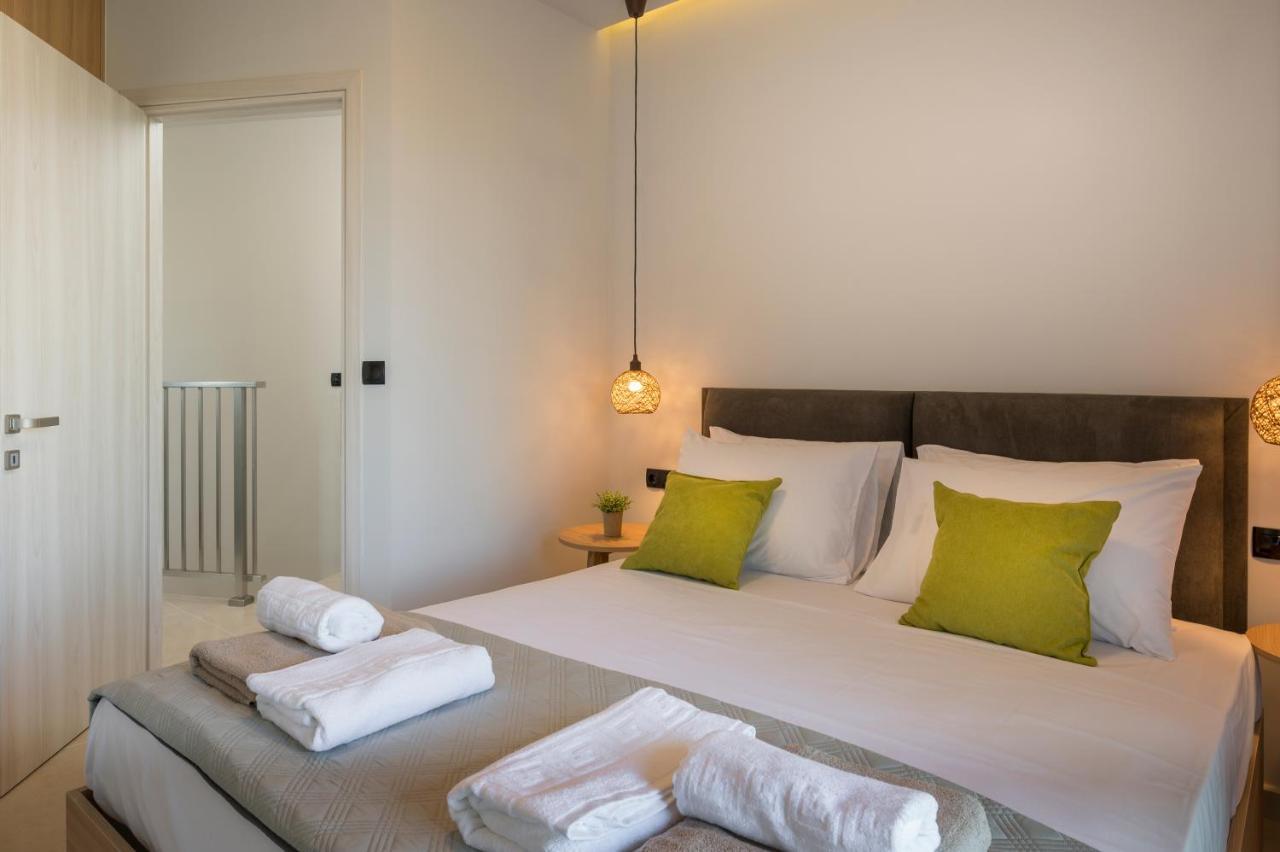 Aegean Breeze Luxury Apartments Next To The Sea Máleme Luaran gambar