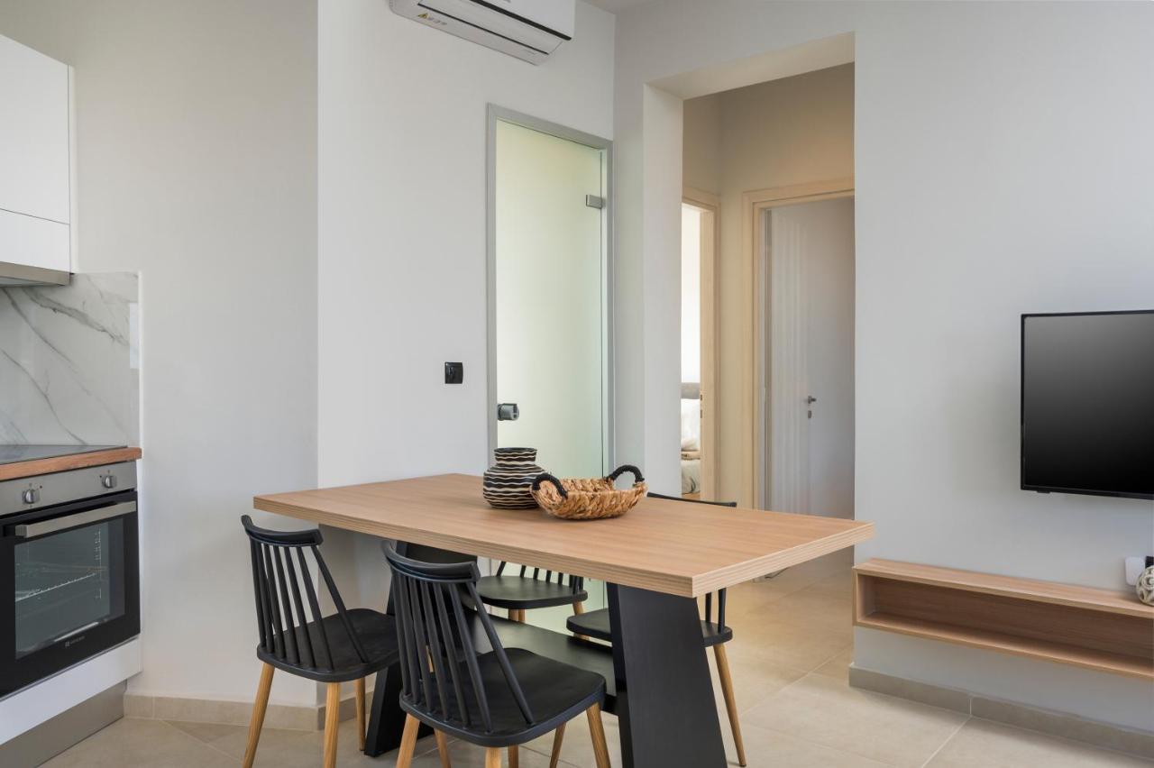 Aegean Breeze Luxury Apartments Next To The Sea Máleme Luaran gambar