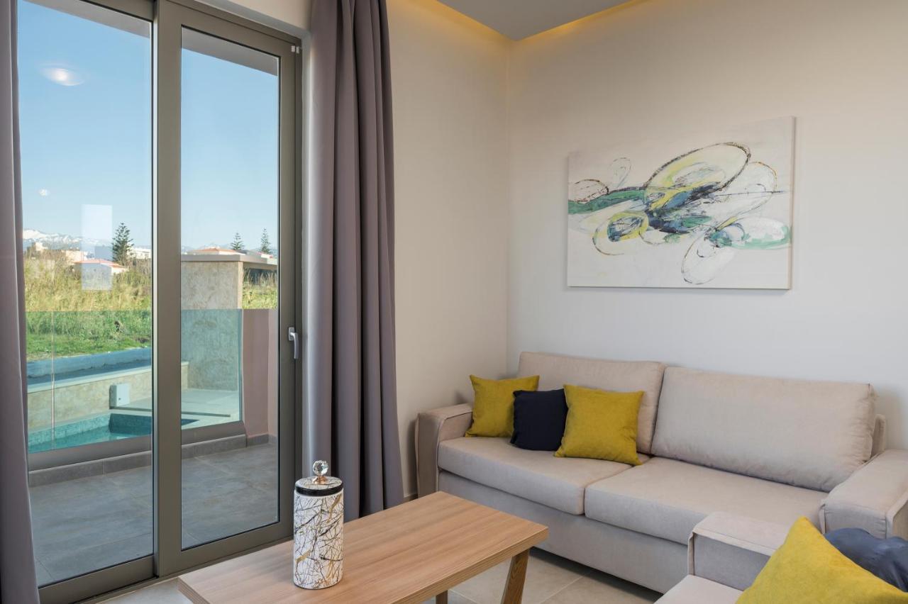 Aegean Breeze Luxury Apartments Next To The Sea Máleme Luaran gambar