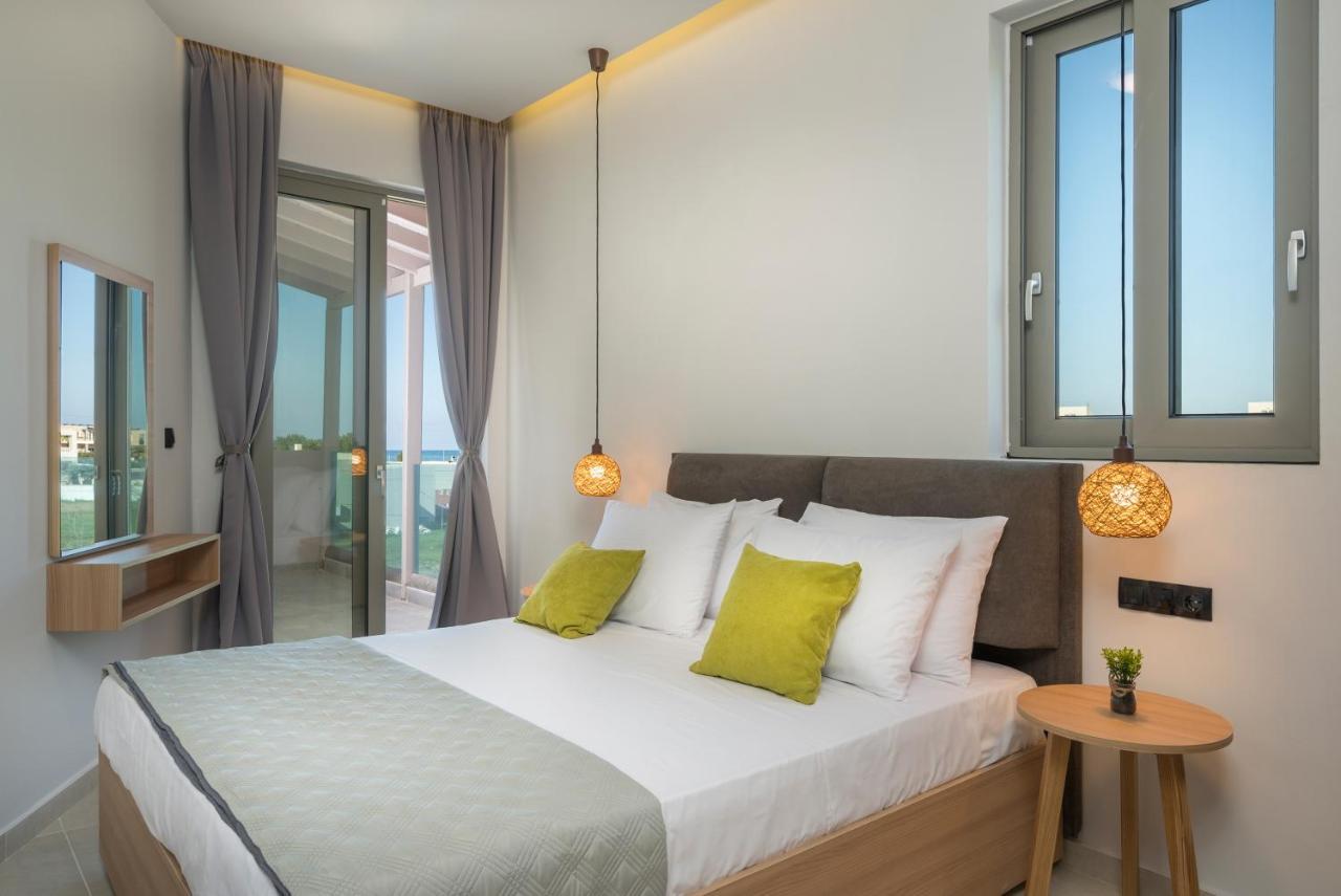 Aegean Breeze Luxury Apartments Next To The Sea Máleme Luaran gambar