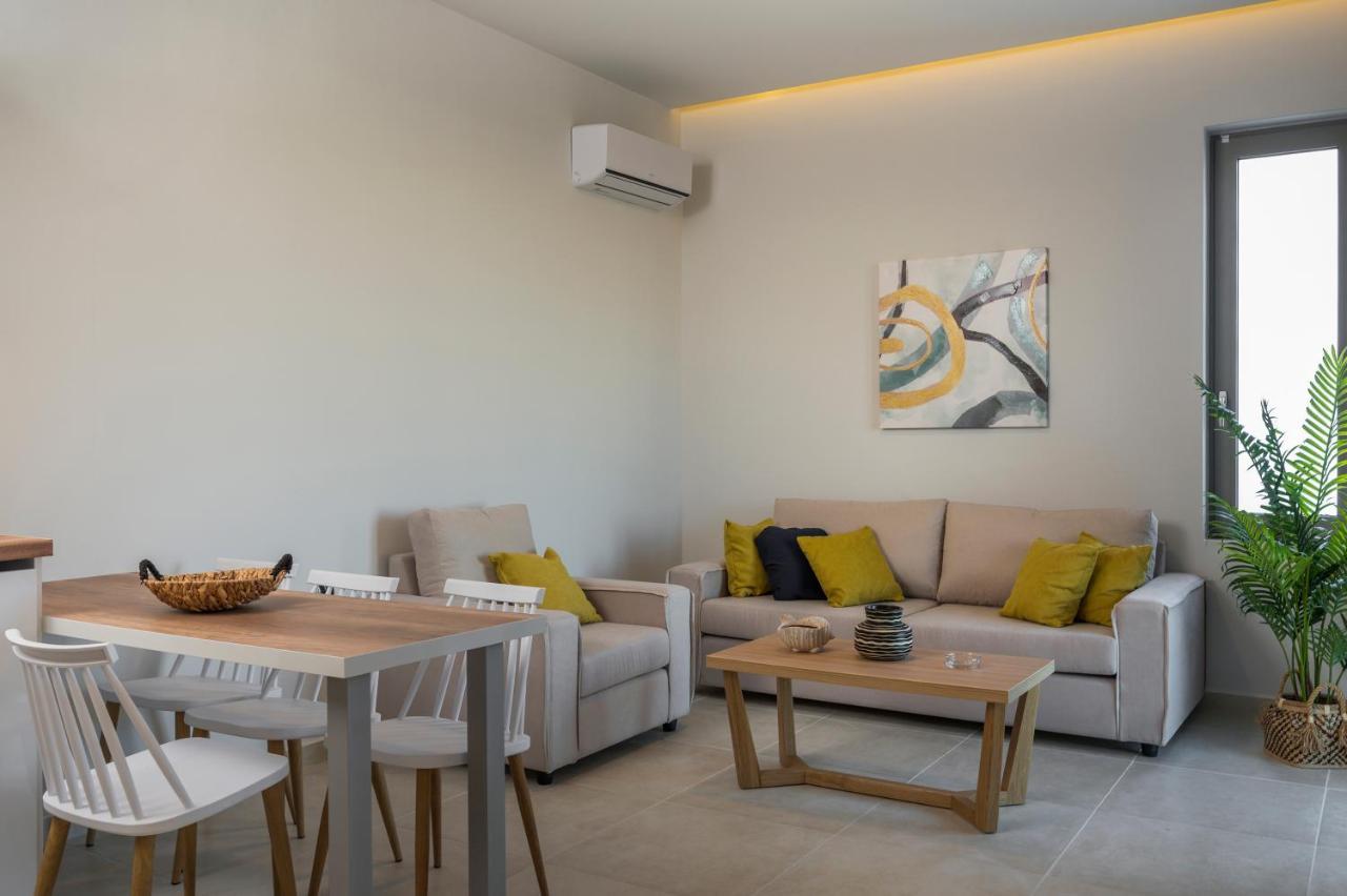 Aegean Breeze Luxury Apartments Next To The Sea Máleme Luaran gambar