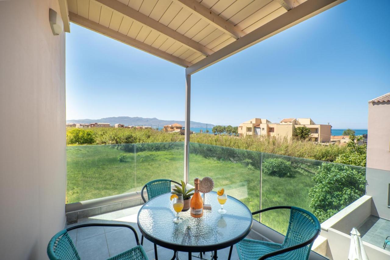 Aegean Breeze Luxury Apartments Next To The Sea Máleme Luaran gambar