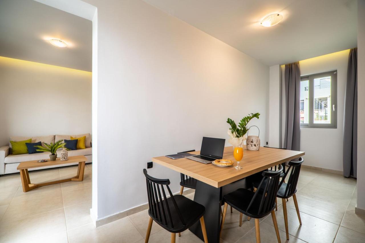 Aegean Breeze Luxury Apartments Next To The Sea Máleme Luaran gambar