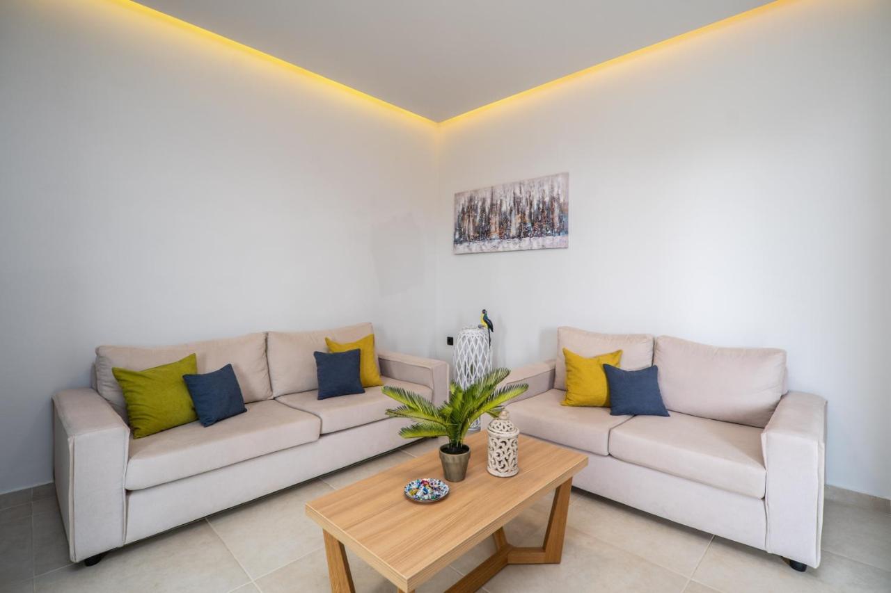Aegean Breeze Luxury Apartments Next To The Sea Máleme Luaran gambar
